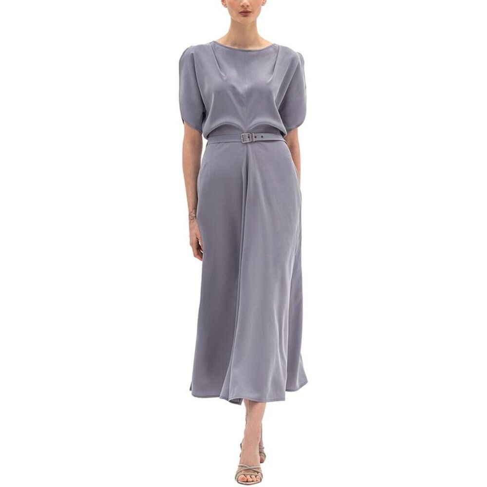 Bgl Womens  Midi Dress, Gray